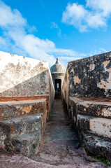 Castillo San Felipe Del Morro Watchtower Lookout, Old San Juan, Puerto Rico