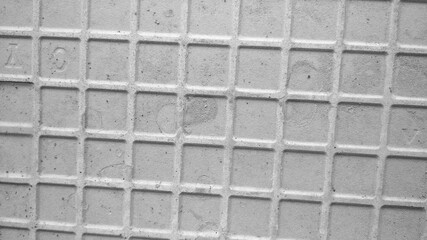 Unique background from behind the floor tiles 