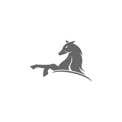 Horse logo icon design template vector