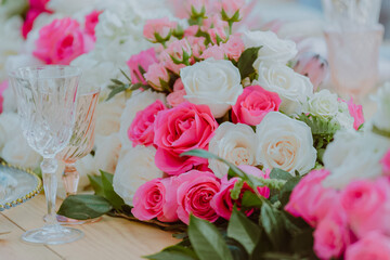 wedding bouquet of roses