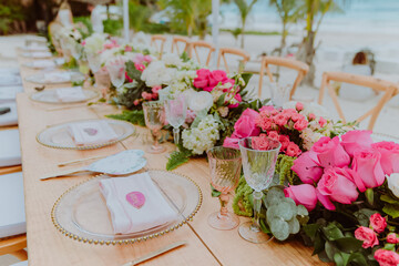 wedding table decoration