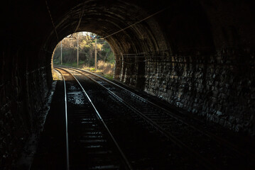 Fototapeta na wymiar railway tunnel