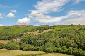 Fototapeta na wymiar Welsh landscape in the summertime.