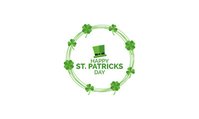 Saint Patrick's Day Holiday Frame vector graphic design
