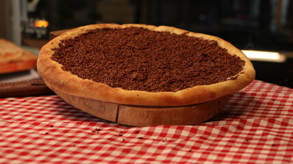pizza chocolate quente