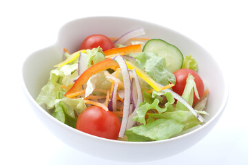 野菜サラダ　朝食　ヘルシー