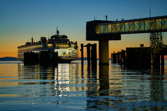 Ferry Landing In Edmonds, Wa