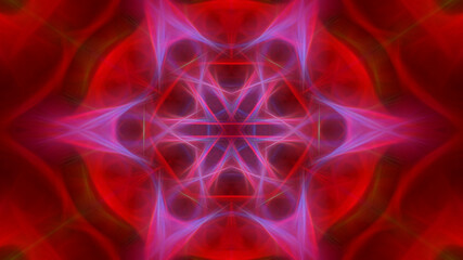 Abstract fractal pink red background.