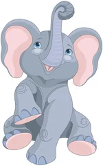 Türaufkleber Baby Elefant © Anna Velichkovsky