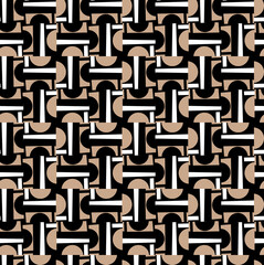 Seamless geometric pattern, minimalistic artwork with simple shape and figure.