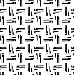 Seamless geometric pattern, minimalistic artwork with simple shape and figure.