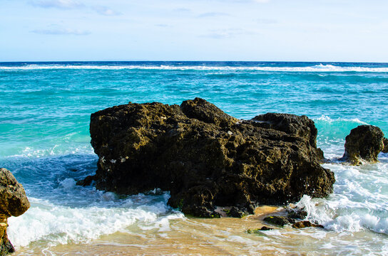 rocks in the sea