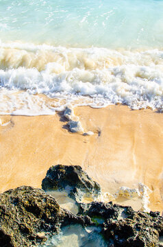 sea, sand, and stone