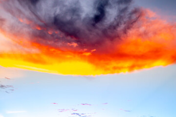 Nubes - Puesta del Sol