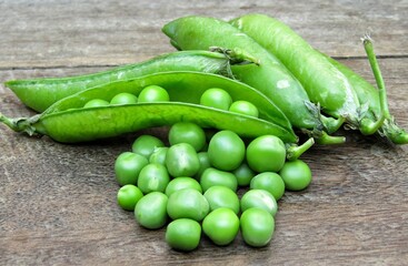 peas on the table