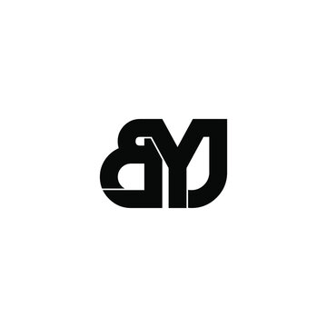 byj letter original monogram logo design