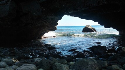 A beautiful view at the seashore at Moroni Island in Comores