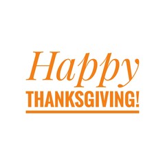 ''Happy Thanksgiving'' Lettering