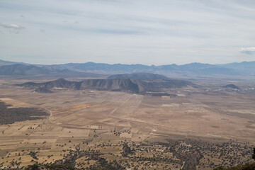 The volcano Cofre de Perote in El Pizarro, a tourist destination in Puebla, Mexico