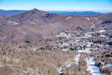 Skiing at the north carolina skiing resort in december