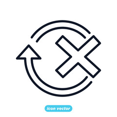 Simple Time icon template color editable. Time Inspection symbol vector sign isolated on white background for graphic and web design.