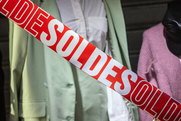 Soldes d'hiver.