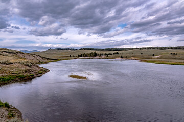 Hayden Valley and Yellowstone River, Yellowstone National Park