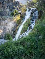 Roadside cascade in Shoshone Falls Park in southern Idaho