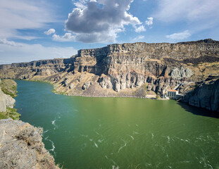 Dramatic Cliffs in Shoshone Park in Utah
