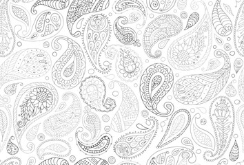 Paisley ornament, seamless pattern for your design