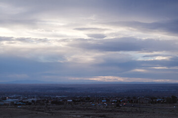 Obraz premium Cloudy In Albuquerque