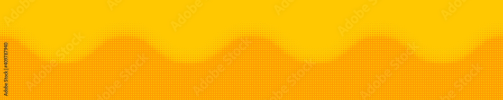 Sticker Seamless background, Halftone pattern, Wave graphics,