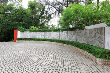 Fable garden architectural scenery in Yuexiu Park, Guangzhou City, Guangdong Province, China