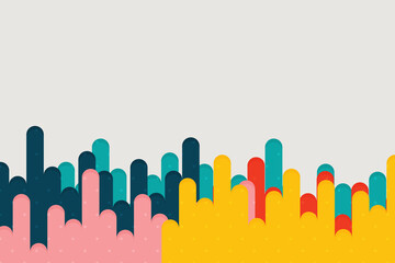 Abstract colorful geometrical background