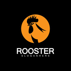 Rooster head logo vector icon symbol illustration design.Rooster  chicken  cock. Abstract vector illustration