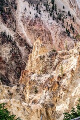 Lower Yellowstone Falls in the Yellowstone National Park