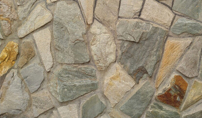 Texture of a stone wall, Stone wall for background or texture
