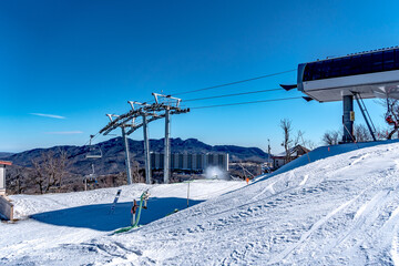 Skiing at the north carolina skiing resort in december