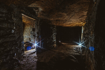 Untertage felsenkeller licht höhlen