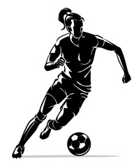 Women's Soccer, Team Sport Illustration
