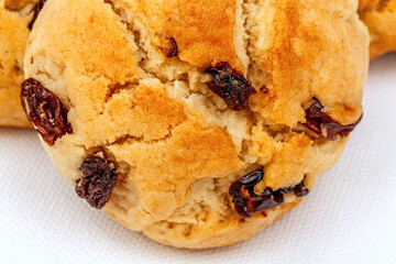 Plenty of raisin cookies detail
