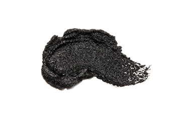 Black scrub isolated on white.