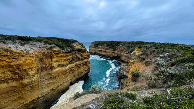 cliffs of lorch and gorge in australia