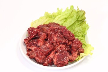 牛ハラミ（焼肉用・たれ漬け）