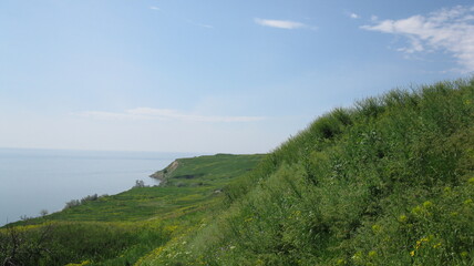 Obraz premium view from the top of the hill