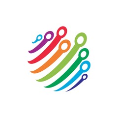 Technology logo images illustration