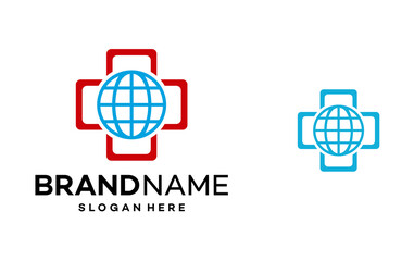 Health World Icon Logo Design template vector