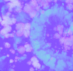 Purple Hippie Shirt. Abstract Art Texture. Color Print. Circular Multi Style. Artistic Water Patterns. Swirl Batik Fabric. Tye Die Circle Painting. Psychedelic Grunge Pattern. Hippie Shirt.