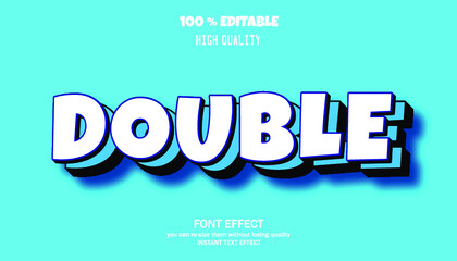 Fototapeta premium Editable cartoon text effect, 3d cartoon text style
