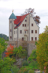Fototapeta na wymiar Burg Hohnstein der Saechsischen Schweiz